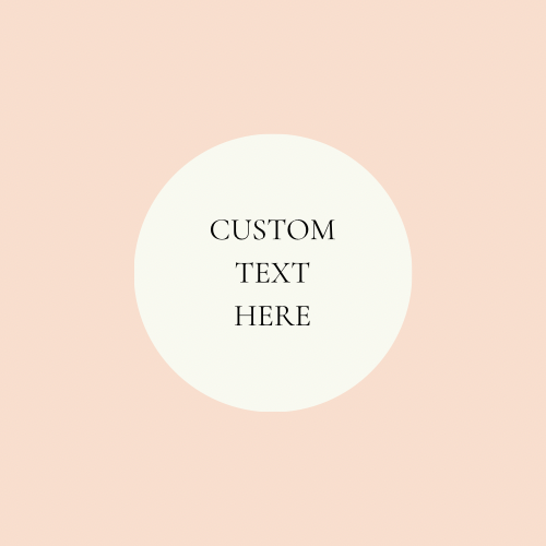 Custom Edible Wafer Cocktail Topper - 40 Pcs